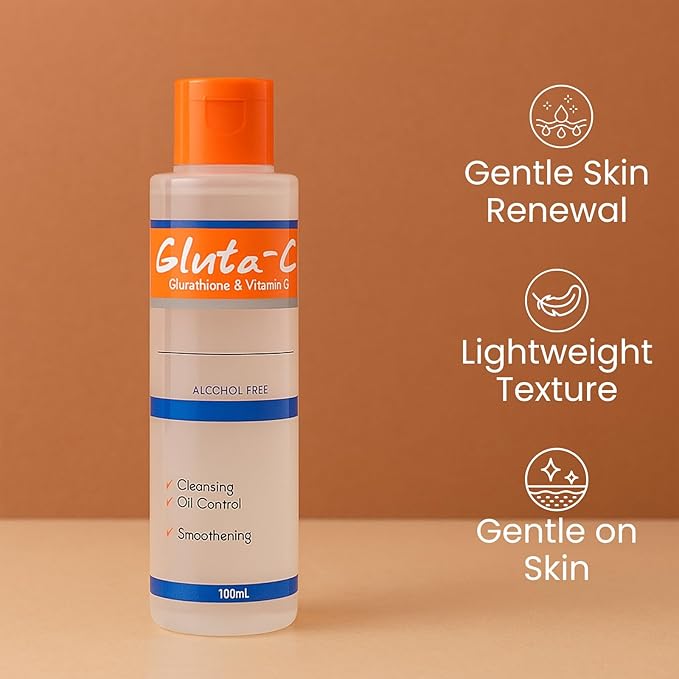 Gluta-C Facial Toner Hydration Nourishing Soft Smooth Revitalizing Supple Texture Healthy Glow Balanced Daily Skincare Gentle Comfort - 100ml