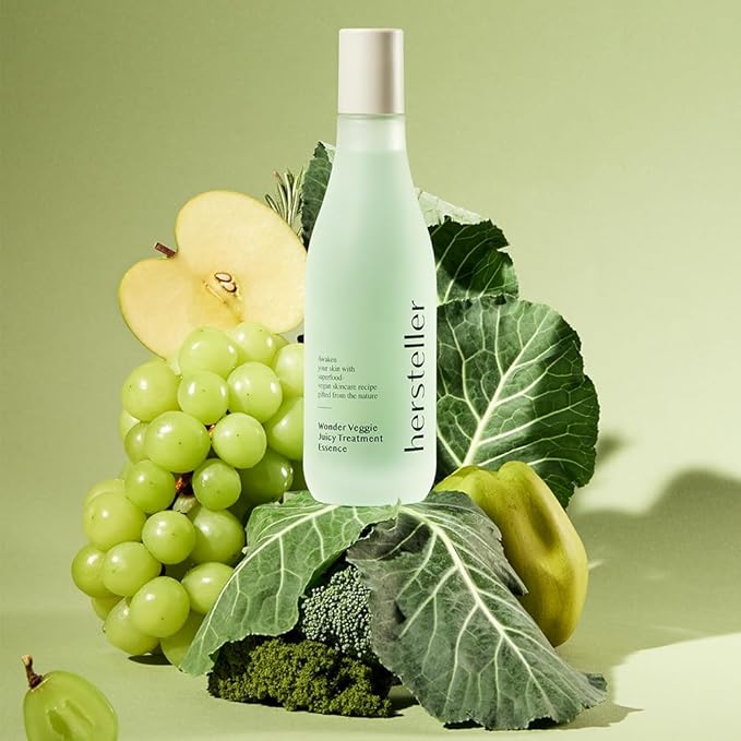 Hersteller Wonder Veggie Juicy Treatment Essence Toner – Korean Hydrating Face Toner with Kale Extract – Vegan, Non-Irritating, for Sensitive Skin – 5.07 fl oz K-Beauty Skincare