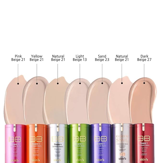 SKIN79 Super+ Beblesh Balm, Original B.B, Gold, 40 ml US Version - K Beauty Flawless Radiant Base Foundation Makeup Instant Blemish Cover Tinted Moisturizer Natural 21 color