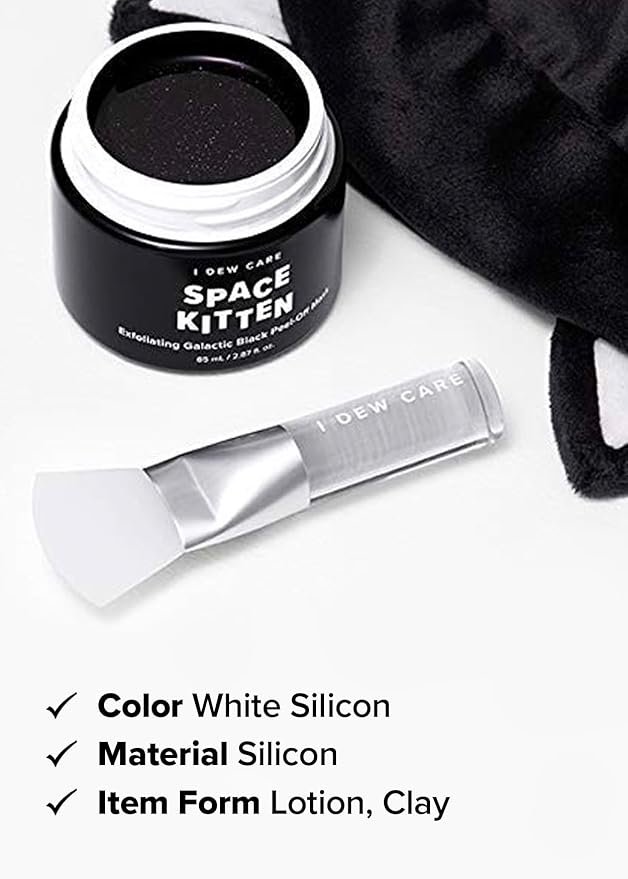 I DEW CARE Gold Kitten, 2.70 fl. oz. + Soft Silicone Face Mask Brush Bundle
