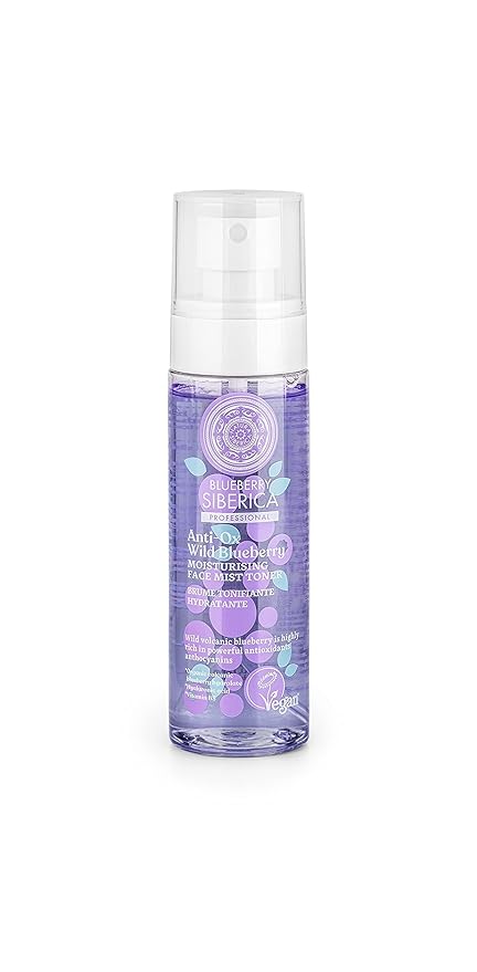 Natura Siberica Natural Anti-OX Wild Blueberry Face Mist Toner 3.38 fl oz