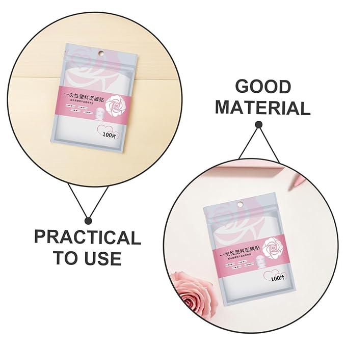 400Pcs Disposable Face Mask Film Sheets for Facial Skincare Safe Non-allergic Material Easy DIY Application with Essence Toner Rejuvenates and Improves Skin Tone Gift for Women and