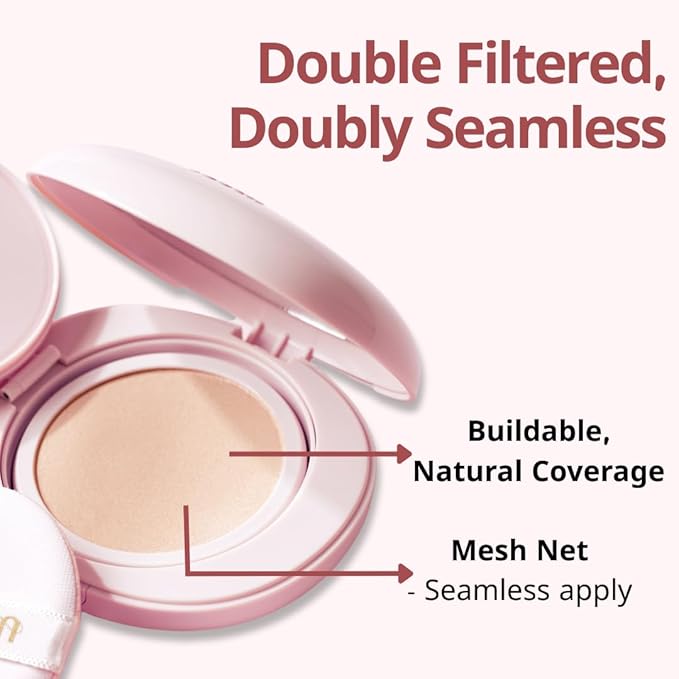 milktouch Cushion Foundation, 24H Flawless Skin, Radiant Shine, No Oxidation, Long-Lasting, Non-Creasing, 60% Hydrating Skincare Infused Korean Foundation (30N Hazel)