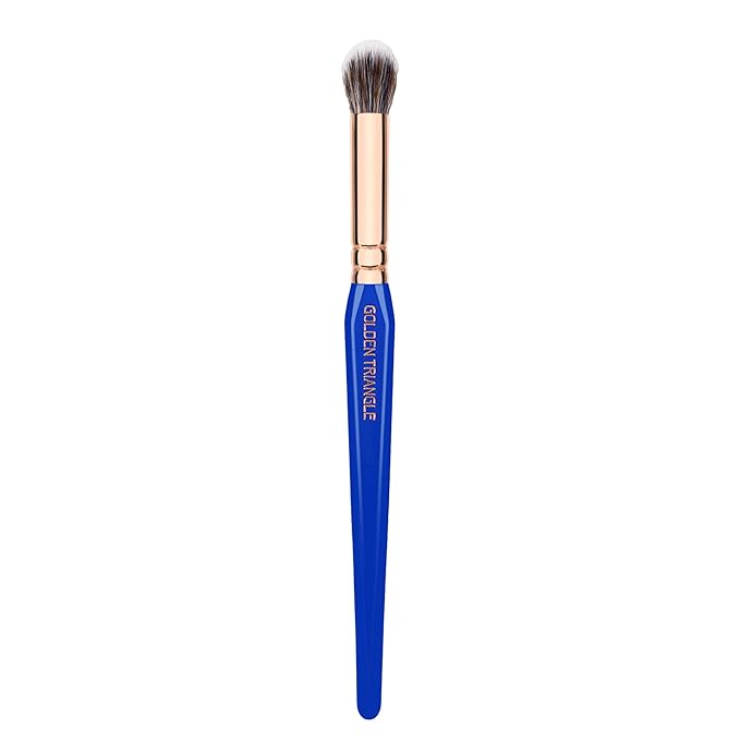 Bdellium Tools Professional Makeup Brush - Golden Triangle Series 788 BDHD Phase III - With All Vegan and Soft Synthetic Fibers, For Blend & Soften (Blue, 1pc)