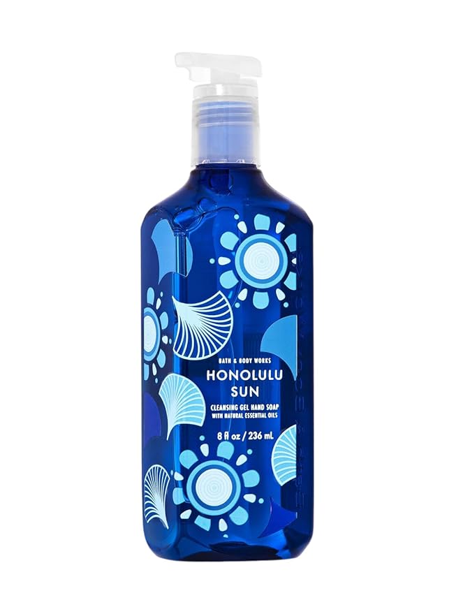 Bath & Body Works Gel Hand Soap, Cleansing Gel, 8 Fl Oz (Honolulu Sun)