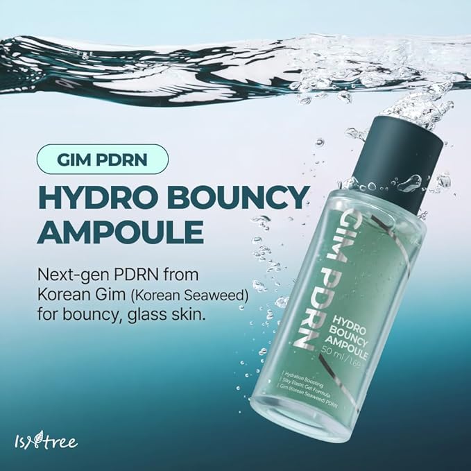 ISNTREE GIM PDRN Boosting Glow Toner Pad 70 Pads + GIM PDRN Hydro Bouncy Ampoule 50ml, 1.69 fl oz