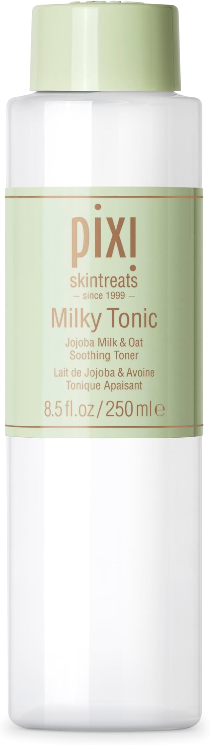 Pixi Milky Tonic, Calming & Hydrating Tonic Containing Jojoba Milk, Infused with Oat Extract to Soothe, Alcohol-Free Daily Nourishing Toner, 8.5 fl oz/ 250 mL