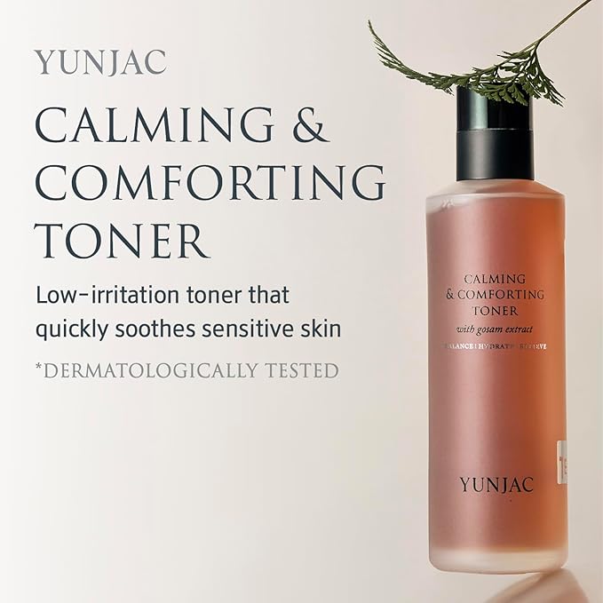 Calming & Comforting Ampoule (1.01 fl oz) - Lightweight Soothing Serum and Calming & Comforting Toner (5.07 fl oz) - Low Irritation Toner for Sensitive Skin.