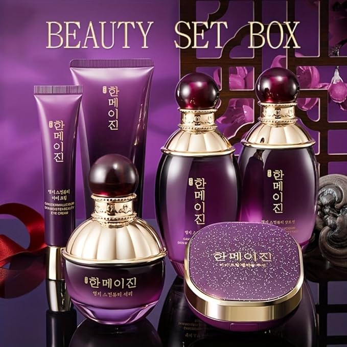 2 Sets Korean- Style Skin Care Set for Women - Face Care with Collagen,Snail Mucin Skincare Kit - Moisturize and Nourish the Skin - Include Toner, Cleanser, Lotion, Eye Cream, Face Cream, BB Cream