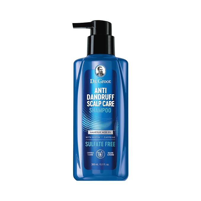 Dr. Groot Anti-Dandruff Scalp Care Shampoo, 3% Salicylic Acid, Scalp Build Up Control, Oil & Flake Control, Men & Women, Korean Hair Care, Kbeauty