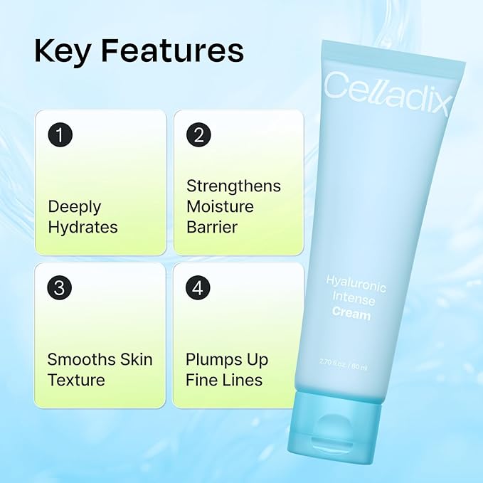 Celladix Ultimate Hydration Trio | Hyaluronic Intense Toner + Serum + Cream - Perfect prep for Winter Dryness