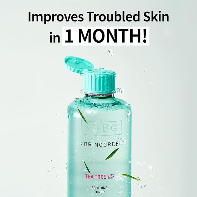 BRING GREEN Tea Tree CICA Soothing Toner & Cleansing Foam