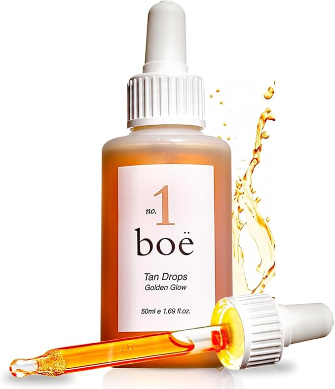 No.1 Face Tanning Drops – Fast Drying, Streak-Free Self Tanner for Face & Body - Mix with Moisturizer or Skincare - Hydrating Tan Drops & Fragrance-Free Face Tan for Sensitive Skin, 50mL