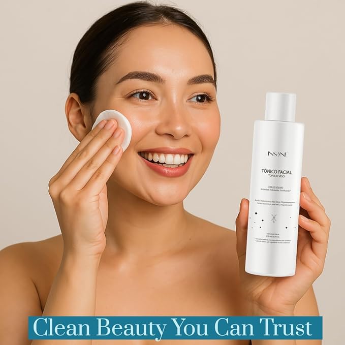 Hydrating Hyaluronic Acid Face Toner for Sensitive Skin – Pore-Minimizing, Anti-Aging & Radiance-Boosting with Aloe Vera, Oat & Birch Leaf – Alcohol-Free & Dermatologically Tested