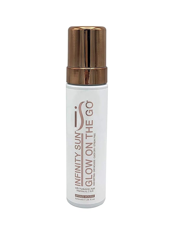 New Glow Pure Box, Sunless Tanning, Glow on the Go Mousse, for a Long Lasting Tan, 3 Piece Kit