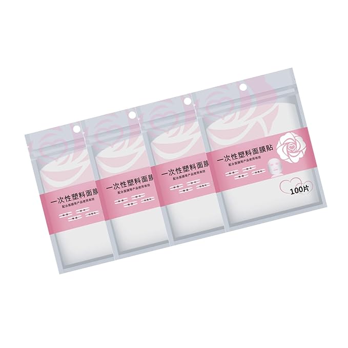 400Pcs Disposable Face Mask Film Sheets for Facial Skincare Safe Non-allergic Material Easy DIY Application with Essence Toner Rejuvenates and Improves Skin Tone Gift for Women and