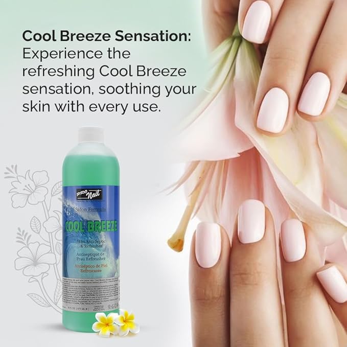 PRONAIL - Cool Breeze Astringent - Refreshing and Toning - 16Oz