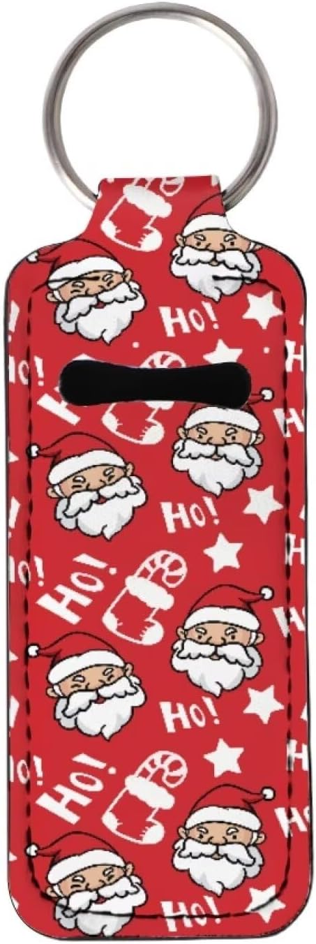 Lipstick Holder Keychain, Cute Keychains for Lip Balm Holder, Neoprene Lipstick Sleeve Pouch for Women Men Teens