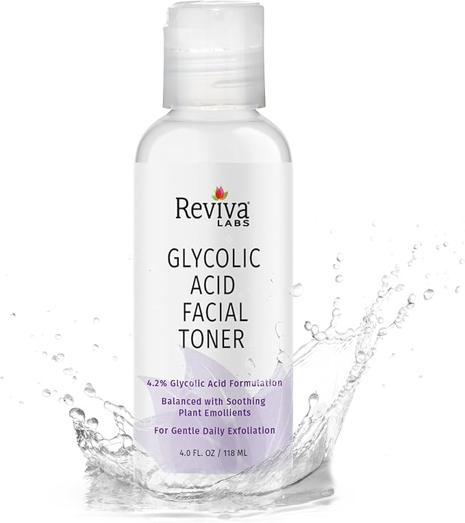 REVIVA Toner Glycolic Acid, 0.85 Pounds