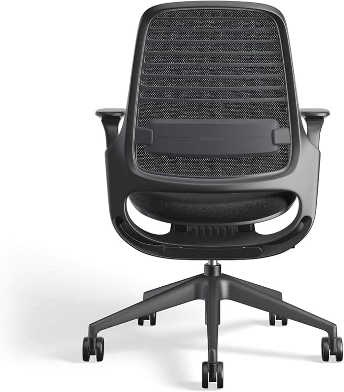 Steelcase Series 1 Work Office Chair - Licorice, Hard Floor Casters