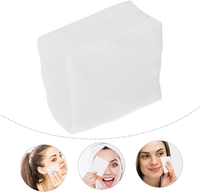 Veemoon 2400pcs Cotton Makeup Remover Pads Face Toner Cotton Rounds Soft Absorbent Lintfree Reusable for Daily Skincare