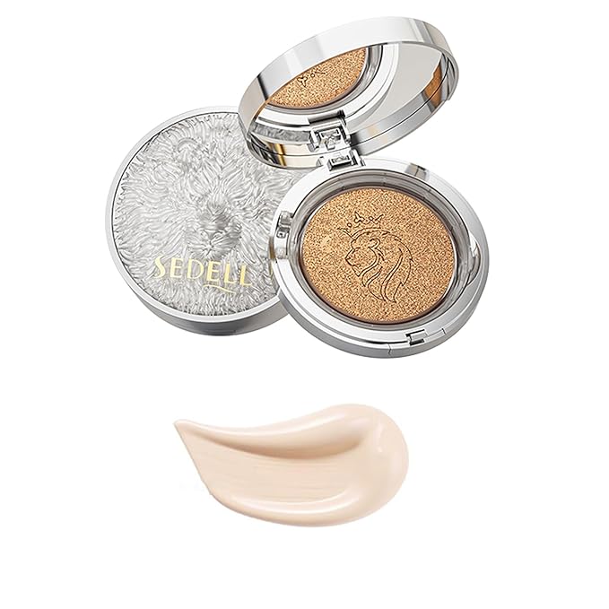 Radiant Wear Cushion BB Cream, Lightweight Natural Coverage Without Ashiness, Creates Hydrated Dewy Skin, Waterproof Sweat-Proof Long-Lasting Wear(03# Lvory White)