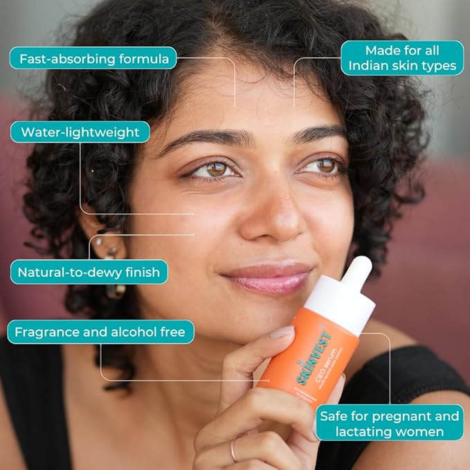 SKINVEST CEO 3 in 1 Serum Toner Moisturizer 50Ml Vitamin C with Niacinamide Hyaluronic Acid for Glowing Moisturized Skin Fights Acne Pimples Pigmentation Face Toner for Men Women for All Skin Types