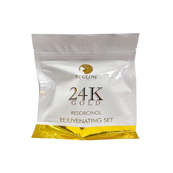 SY GLOW 24K Gold Rejuv (2 packs) 4-Step Facial Kit + SPF Sunscreen with Niacinamide & Ceramides – Complete Skincare Bundle