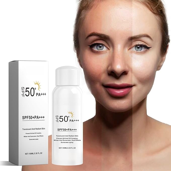 SPF 50+ Sunscreen for Face and Body, Water & Sweat Resistant, Skin Care Sunscreen Lotion, Sun Cream Lightweight and Breathable Sun Cream