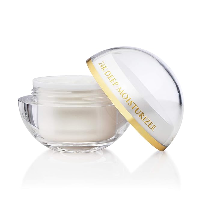 Orogold White Gold Day Moisturizer - 24k Gold Deep Moisturizer with White Tea, Chamomile, Shea Butter, Vitamin C and E - 1.6 Oz