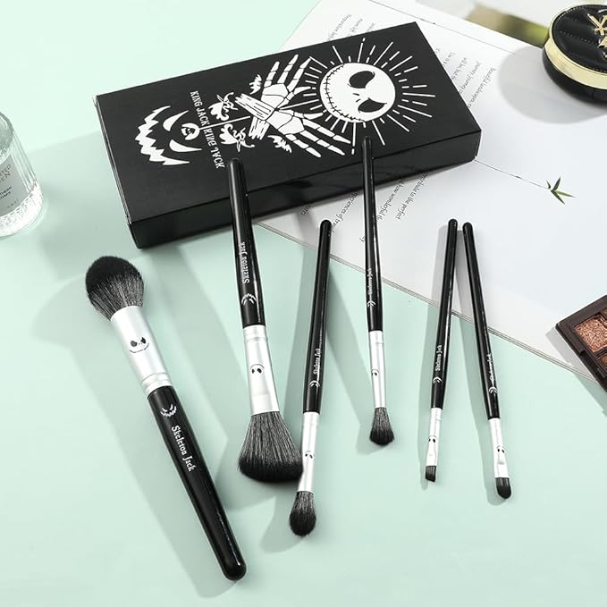 Nightmare before Christmas Makeup Brushes Set Nightmare before Christmas Gifts for Women Girl Magic Eye Shadow Eyeliner Blending Lip Brush