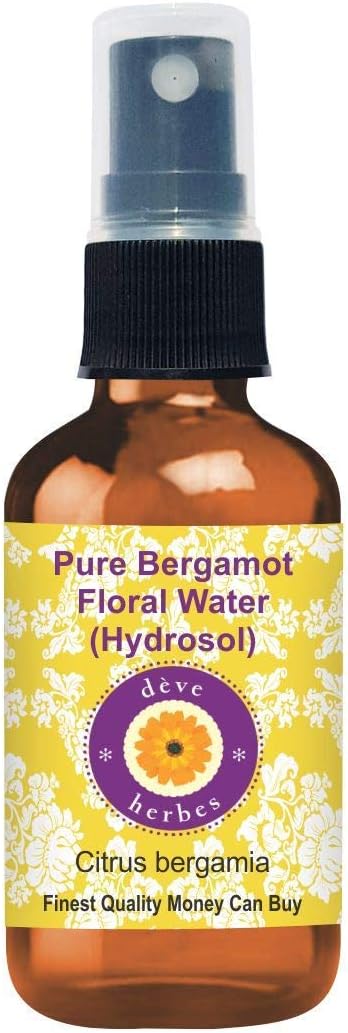 Deve Herbes Pure Bergamot Floral Water (Hydrosol) (Citrus bergamia) 50ml (1.69 oz)