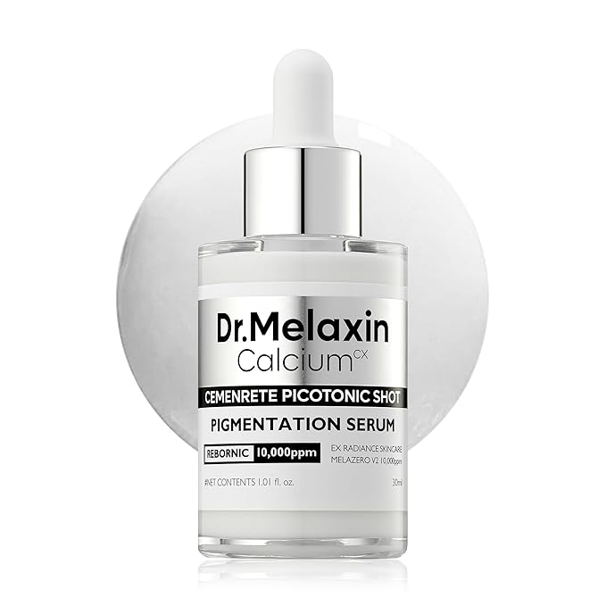 Dr.Melaxin Cemenrete Picotonic Shot Calcium Serum for Firming Density collagen serum Even Skin Tone & Skin Clarity Anti-aging Dark spot care 1.01 fl.oz.