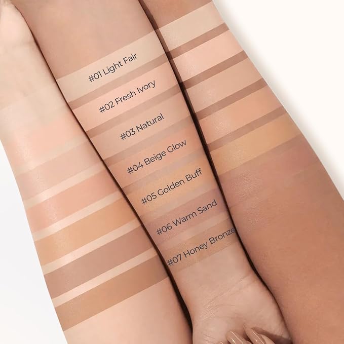 SACE LADY Bare Touch Skin Tint SPF 30, Skin-Like Serum Tinted Moisturizer Lasts Up to 16HR, Lightweight Natural Matte Glow Finish, Infused with Peptides and Hyaluronic Acid (#05 Golden Buff)