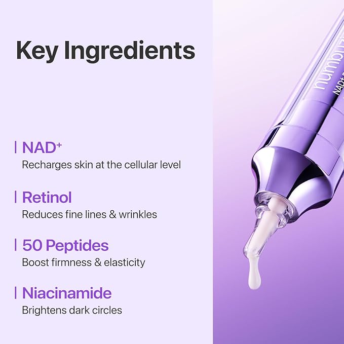 numbuzin No.9 NAD+ Bio-Lifting Trio | Complete Firming & Wrinkle Care Set with Toner, Essence & Eye Cream