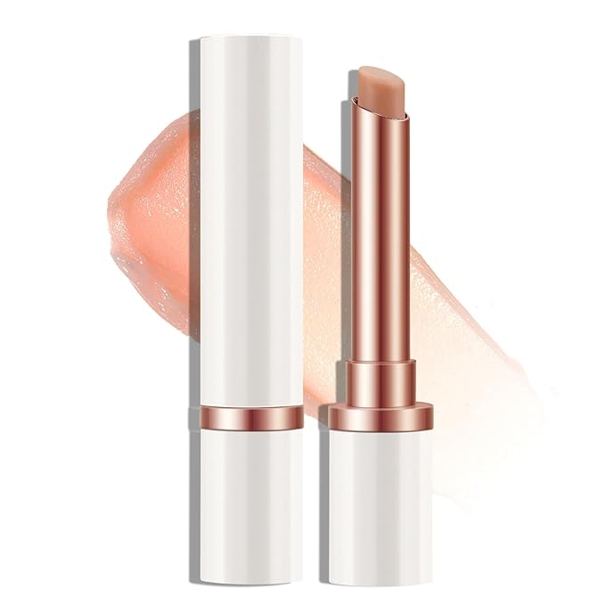 Boobeen Lip Balm Stick, Lip Balm Cream for Dry Cracked Lips, Temperature Color Change Lip Gloss, Long Lasting Lip Moisturizer for Women, Buildable Lip Color