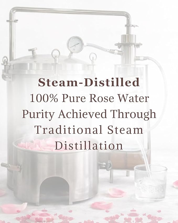 Herb.len.z Gul Pure Steam Distilled Rose Water, 100ml