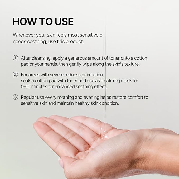 NUARIN Ganghwa Mugwart Calming Toner 200ml / 6.76 fl.oz | 77% Ganghwa-Origin Mugwort Extract | LHA Exfoliating Daily Toner for Pore & Sebum Care | Vegan | Korean Skincare