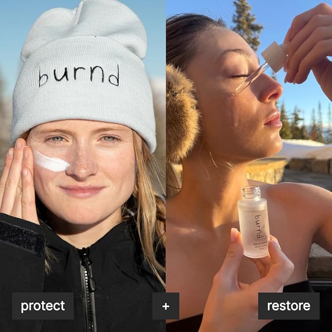 burnd Performance Sunscreen + Face Serum Bundle, High-Performance Sun Protection & Daily Skin Care, Lightweight, Non-Greasy, Built for Active, Outdoor Lifestyles