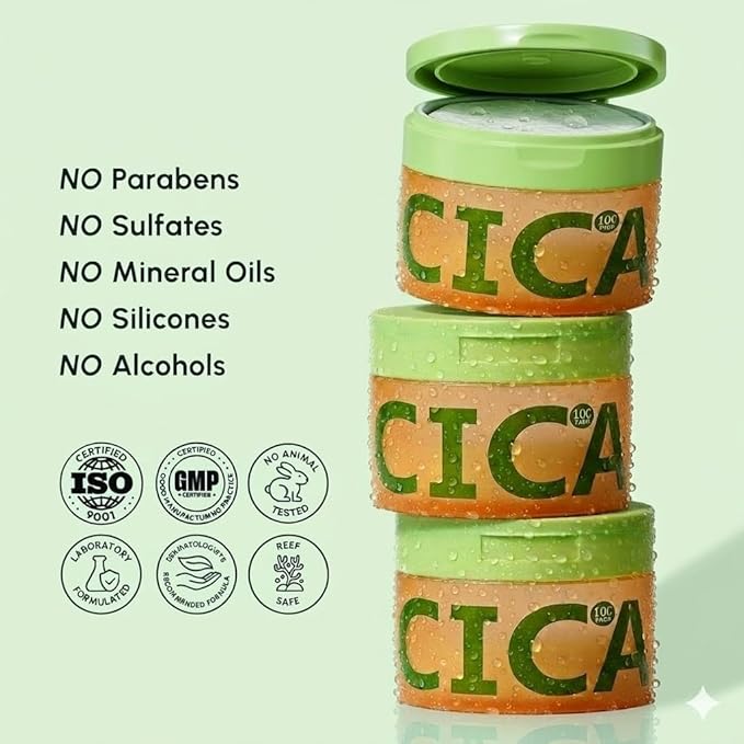 K-Beauty Hydrating Toner Pads with Snail Mucin, Niacinamide & Centella – Hypoallergenic Facial Pads for Sensitive Skin – Gentle Exfoliating Dark Spot & Fine Line Look Care – 100 Pads