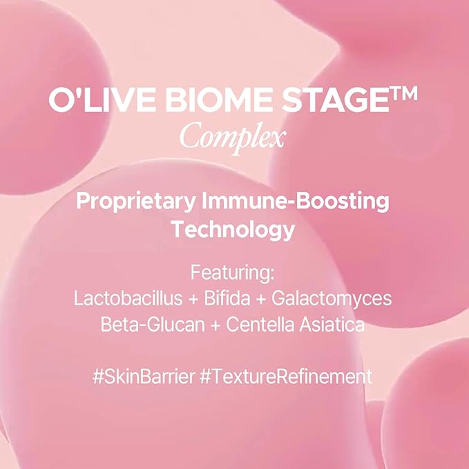 O'live Biomestage Essence Toner, 200ml Hydrating Facial Toner with Centella Asiatica, Ceramides to Soothe Skin Barrier & Minimize Look of Pores & Texture on Sensitive or Acne Prone Skin