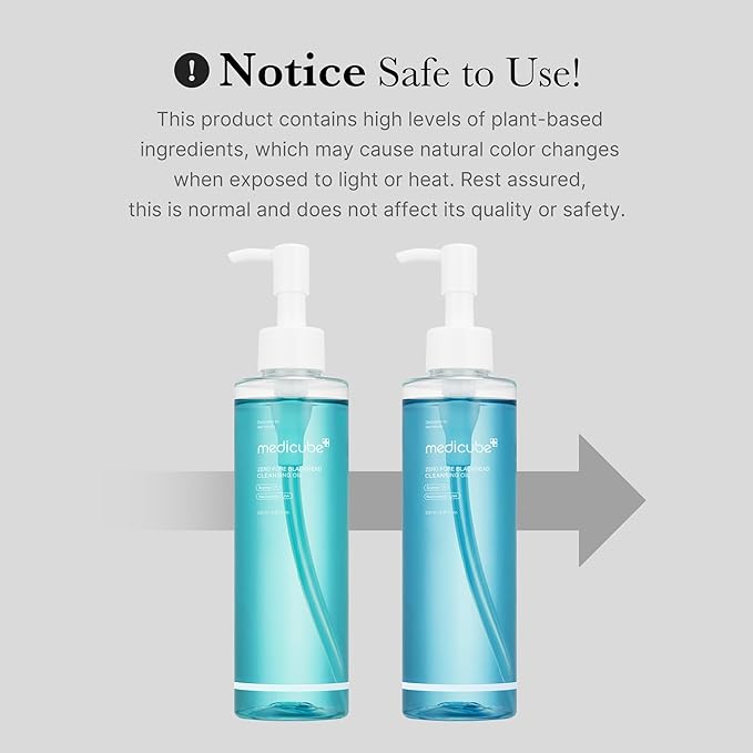 medicube Glass Glow Flawless Pore Care Duo: Zero Pore Blackhead Cleansing Oil and Zero Pore Toner