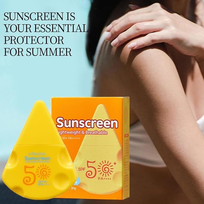 Weightless Sunscreen for Face & Body, Broad Spectrum SPF 50 Sunscreen Cream with Moisturizing Formula, Water Resistant Sunblock, Lightweight, Oil Free