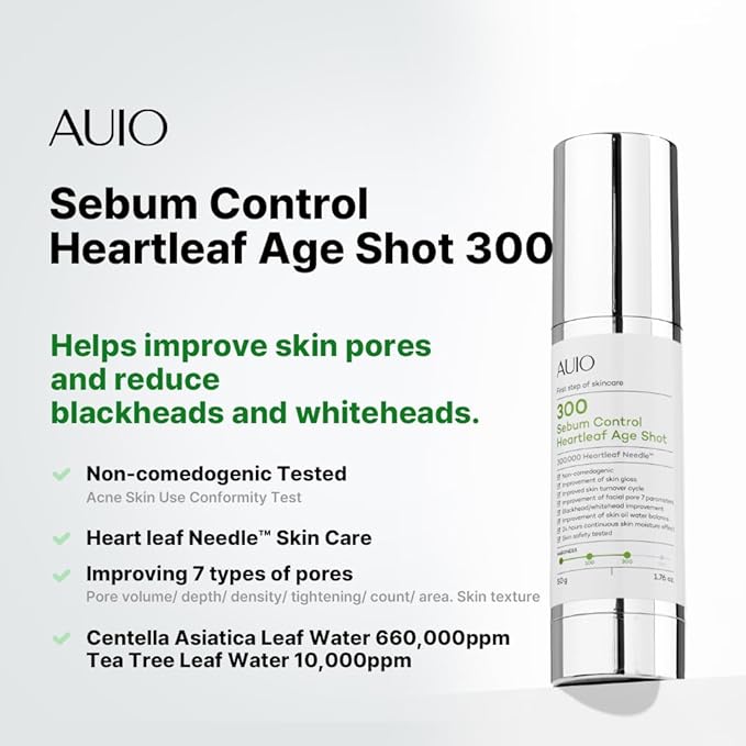 300 Sebum Control Heartleaf AGE SHOT