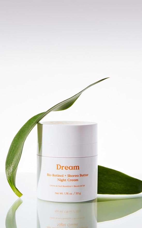 Three Ships - Dream Bio-Retinol + Shorea Butter Rejuvenating Cream | Helps Even Skin Tone, Hydrate, Smooth | Cruelty-Free, Vegan, Paraben-Free, Sensitive Skin Safe (1.76 oz | 50 g)