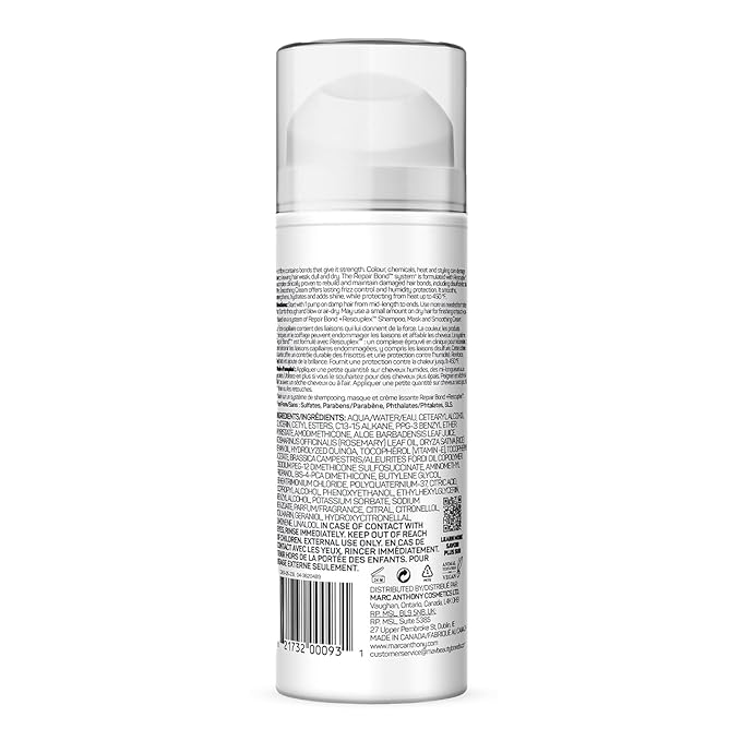 Marc Anthony Anti-Frizz Hair Styling Cream - Smooths, Strengthens & Adds Shine