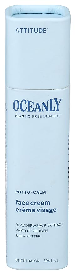 ATTITUDE Oceanly, Face Cream Phyto Calm, 1 Ounce