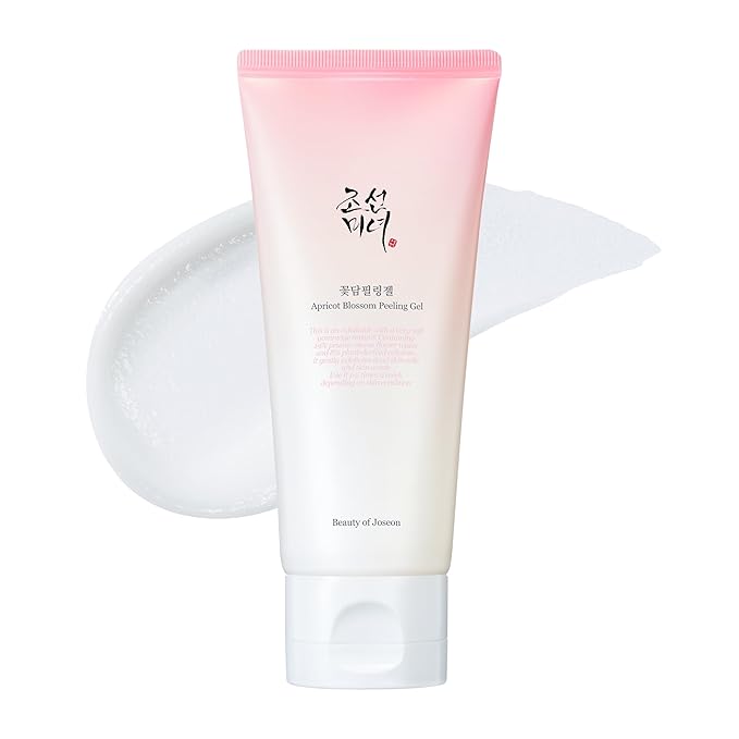 Beauty of Joseon Apricot Blossom Peeling Gel Soft Exfoliating Face with Green Plum Refreshing Cleanser Gel Type Deep Pore Cleansing