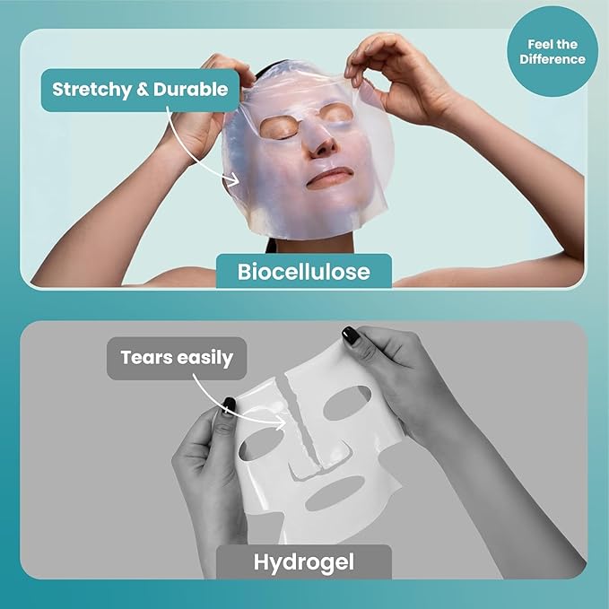 Body Restore Hydrate Korean Hydrating Face Mask (5 Pack) – Deep Moisture Sheet Mask with Hyaluronic Acid, Aloe & Panthenol – Facial Masks Skincare for Dry, Sensitive Skin – K-Beauty Glass Skin