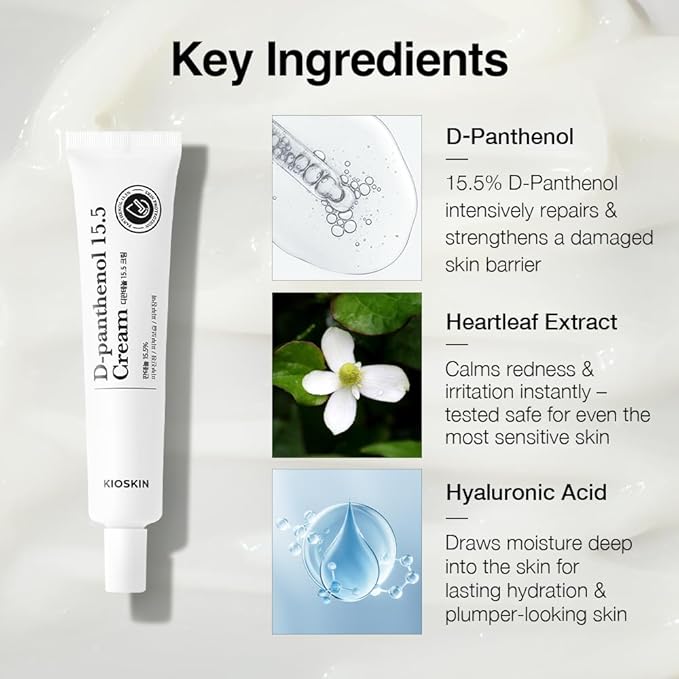 31% Reduction in Sebum & 15.5% High-Dose D-Panthenol | Calms Redness, Repairs Skin Barrier & Locks in Hydration | With Heartleaf Extract | Korean Skincare Daily Moisturizer (35 ml/1.18 fl.oz.)